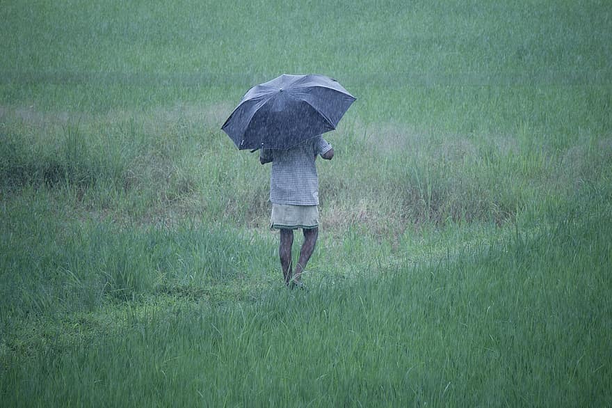 hujan, India, Asia