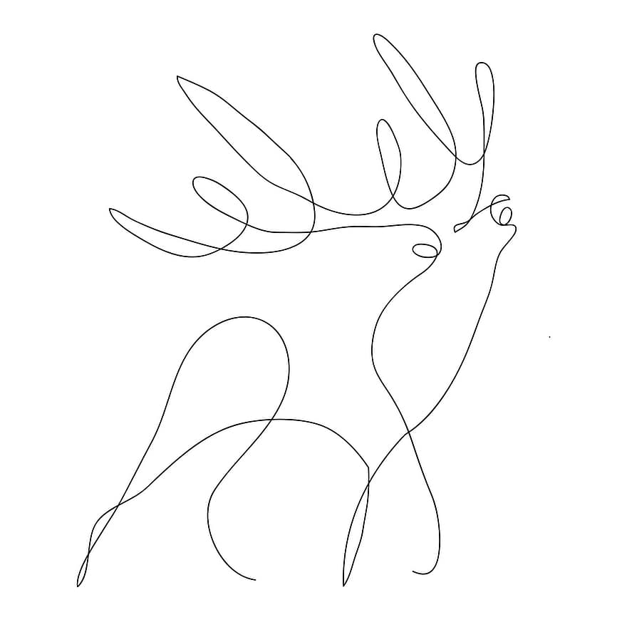 елен, елен лопатар, Boho, еленови рога, величествен, чертеж, коловоз, бозайник, текстура, заден план, изкуство