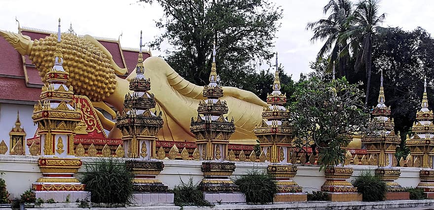 socha, královský palác, Buddha, doré, náboženství, velký buddha, buddhismus, kultur, slavné místo, architektura, duchovno