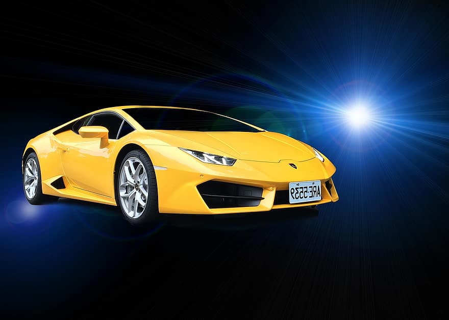 Lamborghini, phương tiện, ống kính pháo sáng, xe thể thao, sành điệu, xe hơi, động cơ, sang trọng