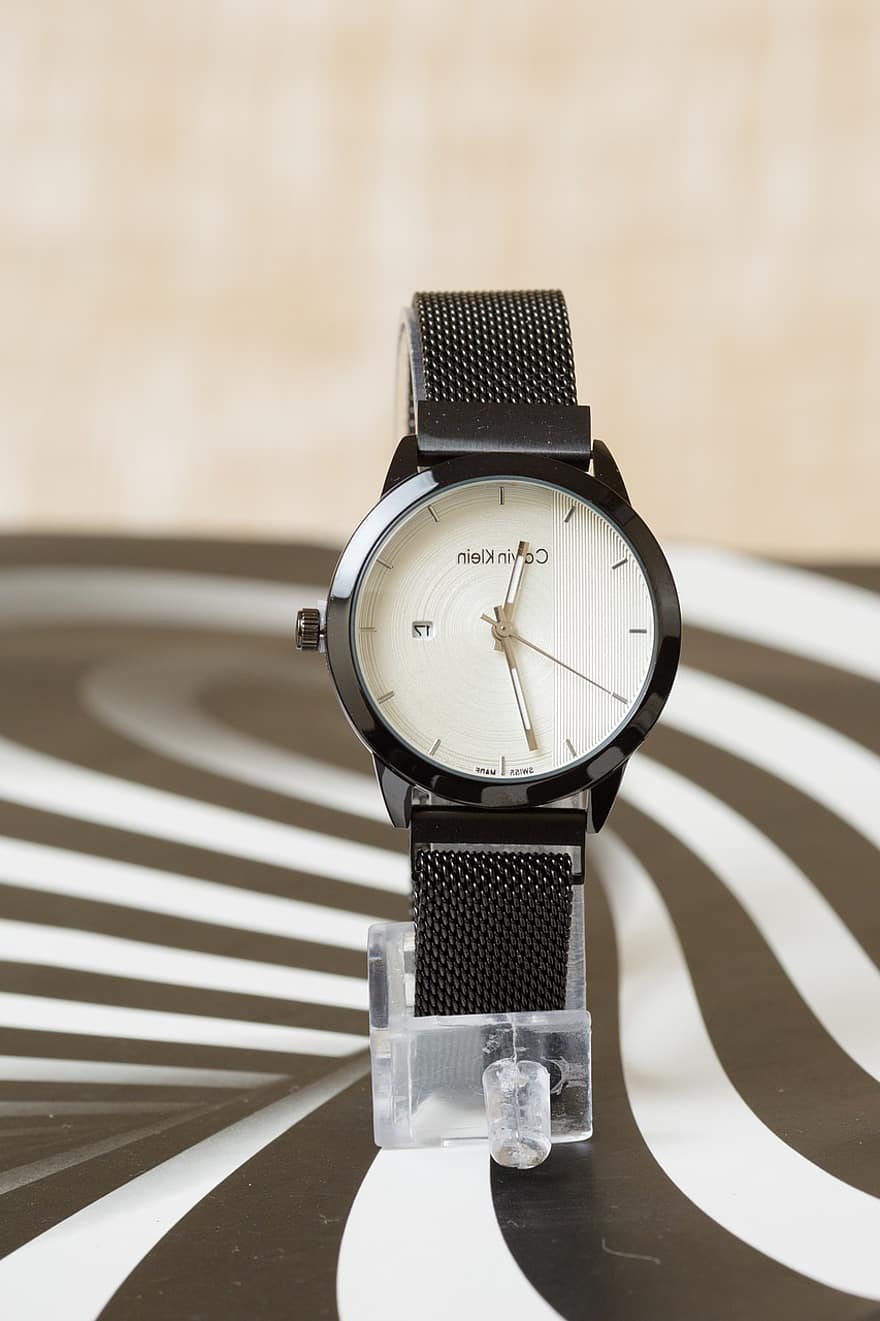 Armbanduhr, sehen, Zeit, Calvin Klein, Std, Protokoll, Uhr, Zubehörteil, Mode, Designer
