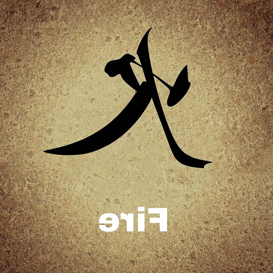 chino, caracteres, fondo