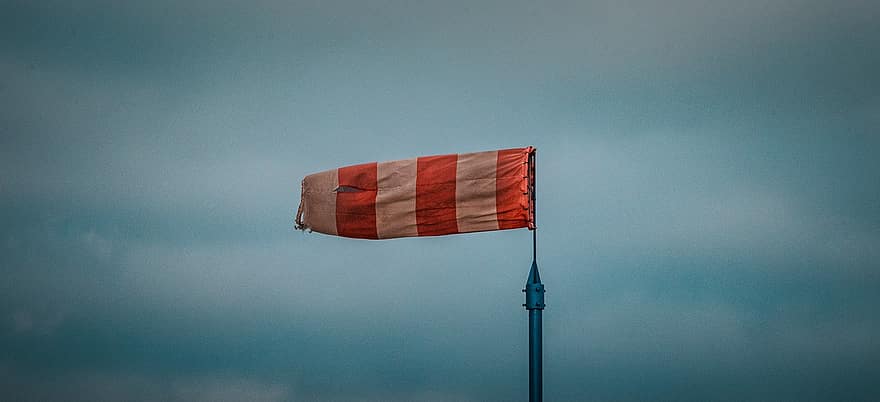 céu, bandeira, Áustria, por do sol, lago neusiedl, costa, natureza