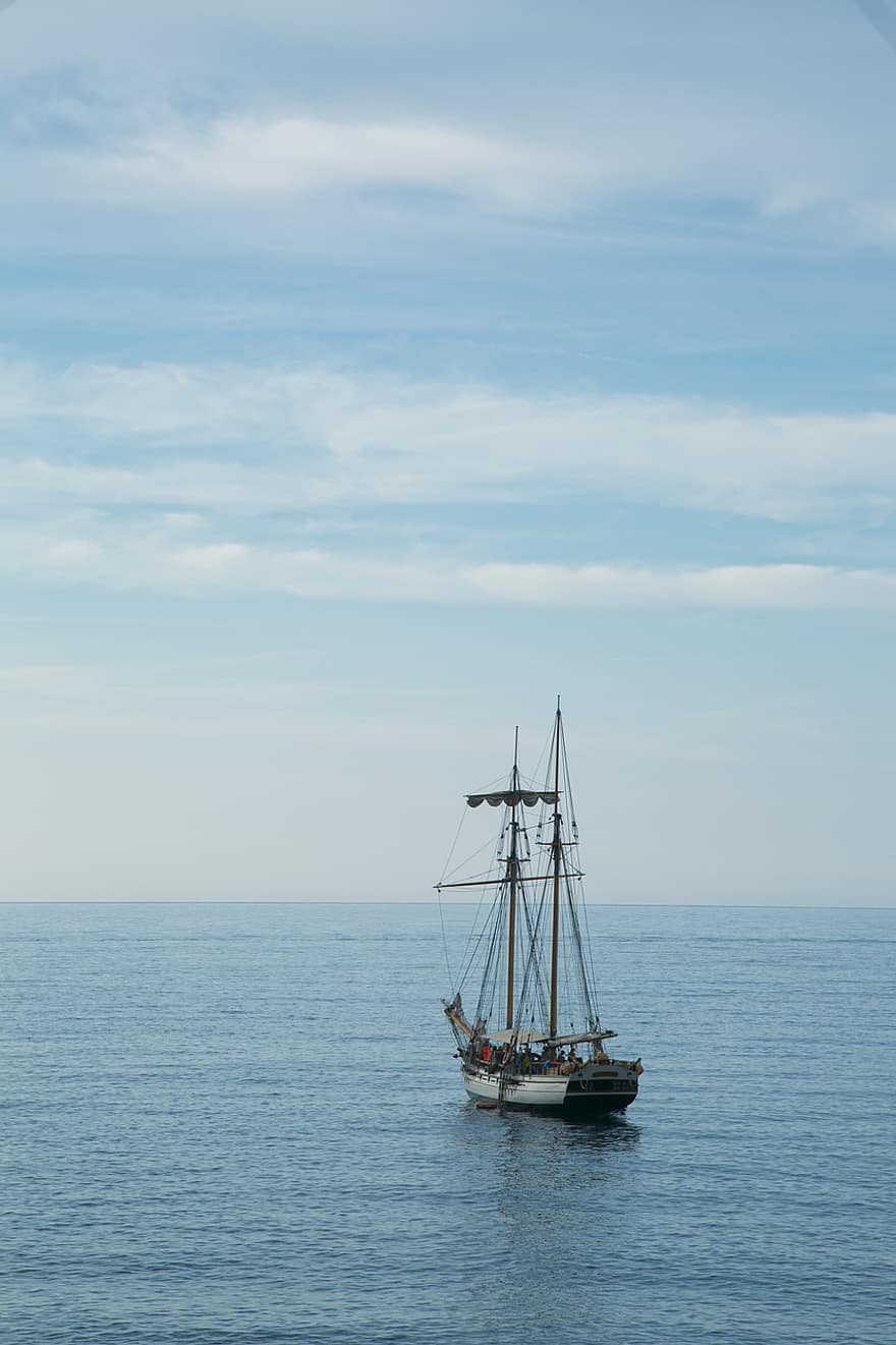 båt, seiling, hav, fartøyet, skip, seilbåt, seile, nautisk, vann, reise, Seascape