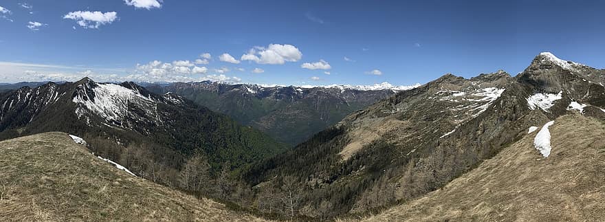 ピッツォデッラバッサ、スイス、アルパインルート、アルプス、高山、ハイキング、山岳、自然、風景、パノラマ、サミット