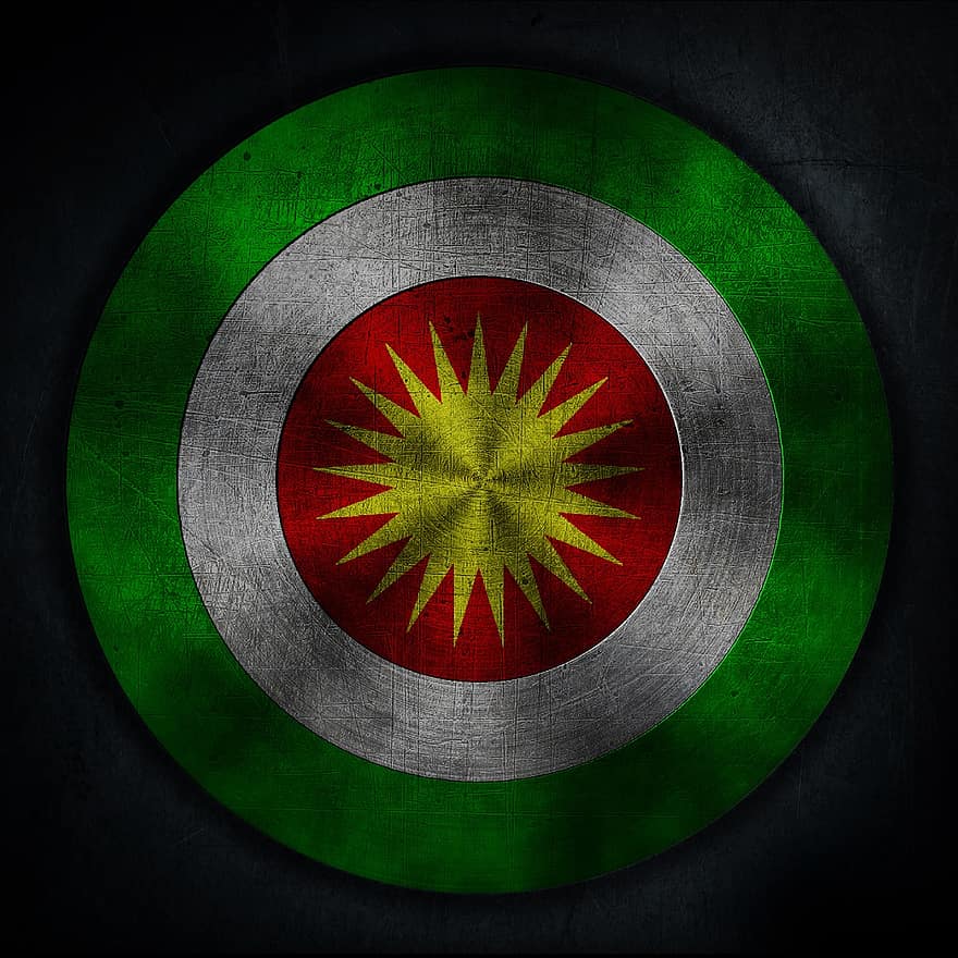 cờ, kurdistan, kurd