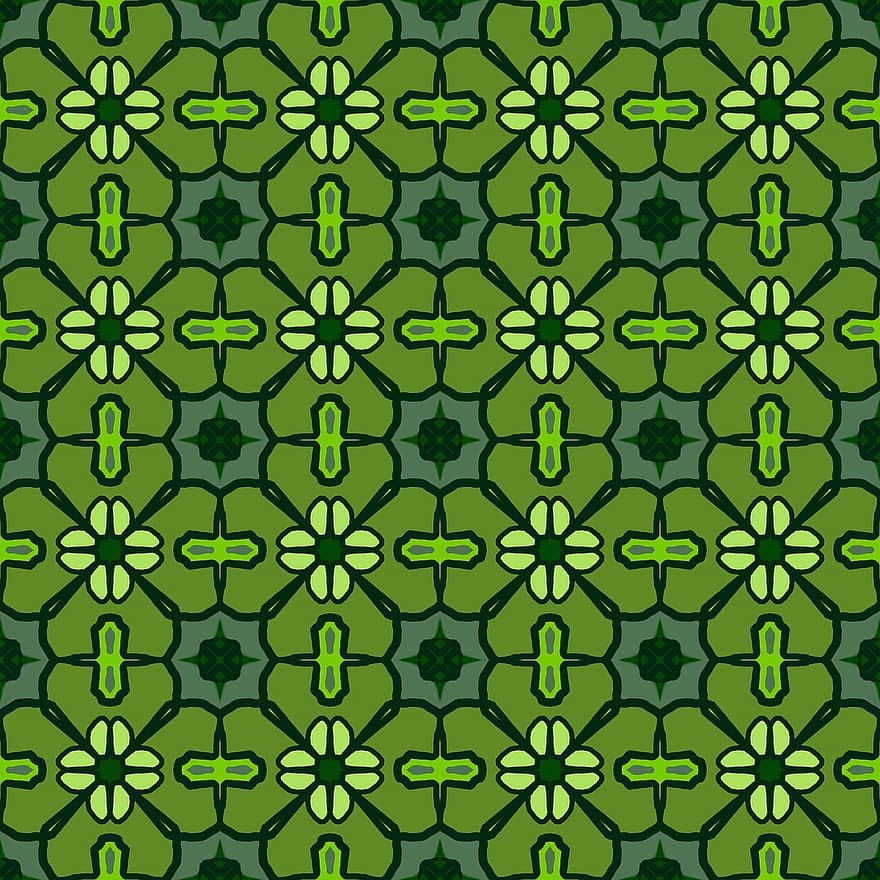 sømløs, flise, baggrund, abstrakt, mønster, sømløse mønster, Sømløs flise, sømløs baggrund, gentage, grøn, grøn baggrund