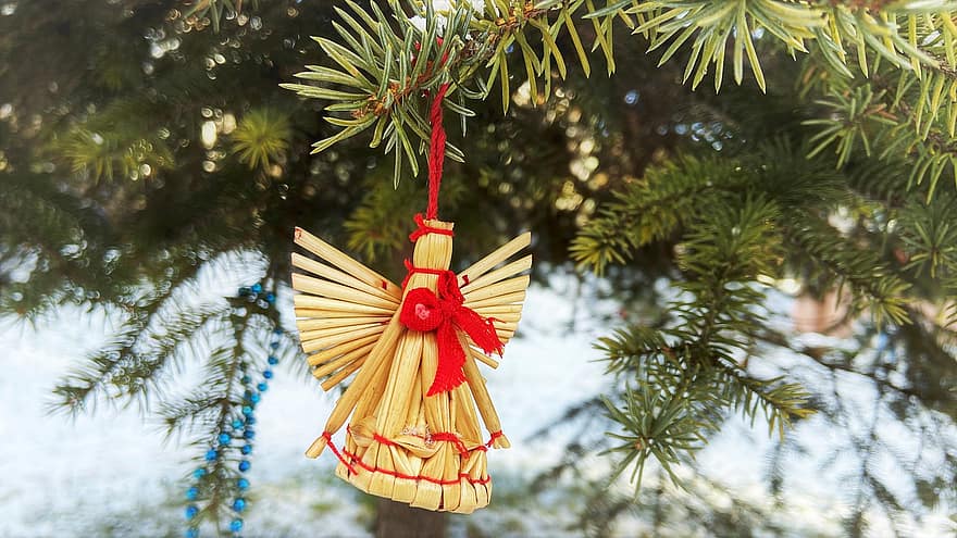 Snow, Winter, Spruce, Coniferous, Ornaments, Theme, decoration, tree, celebration, season, close-up