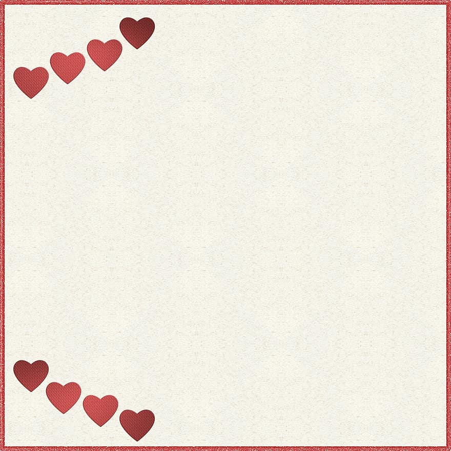 bakgrund, papper, scrapbooking, tapet, röd, hjärta, kärlek, valentine