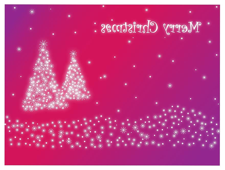 baggrund, kort, fest, jul, december, dekorative, hilsen, ferie, lystig, lilla, sæson