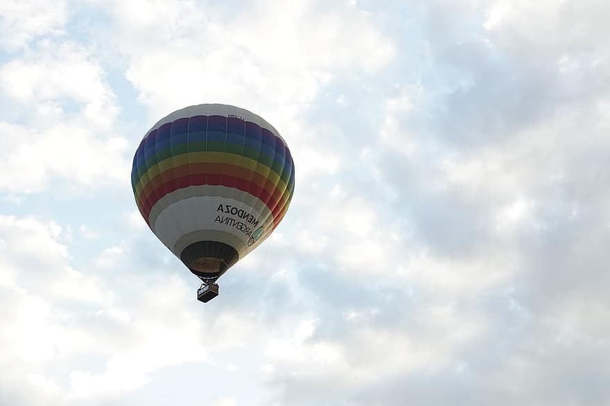 hőlégballon, kaland, Argentína, repülőgép, utazás, felfedezés, szabadban, pihenés, ég