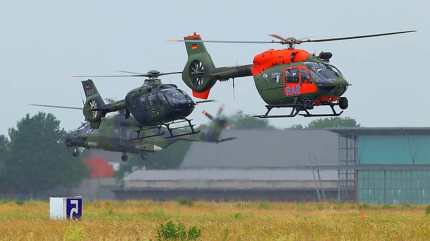helikopteri, Bundeswehrin, Etsi ja pelasta, sotilaallinen, pelastushelikopteri, lentäminen, lento, pelastaa