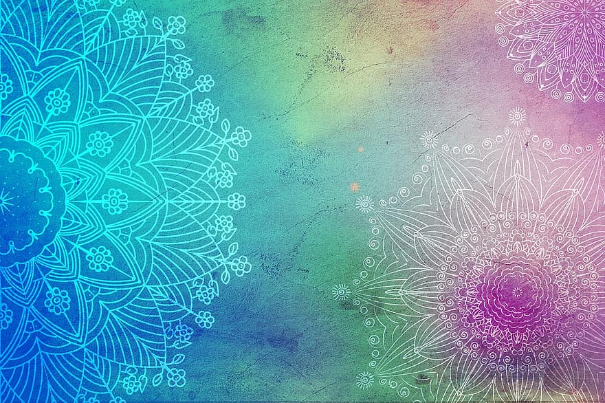 Mandala, fundal, colorat, abstract, textură, meditaţie, ornamente, fractali, zen