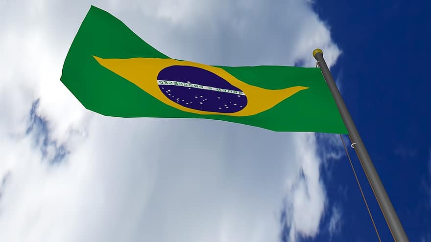 brasil, brazilský, jižní, latinský, Amerika, barva, národní, patriotismus, kultura, svaz, zelená