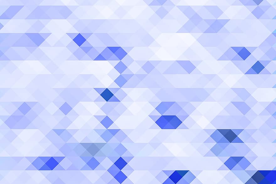 textura, pixelů, dlaždice, čtverce, trojúhelníky, Pozadí, modrý, abstraktní, polygonální, geometrický, dvourozměrný