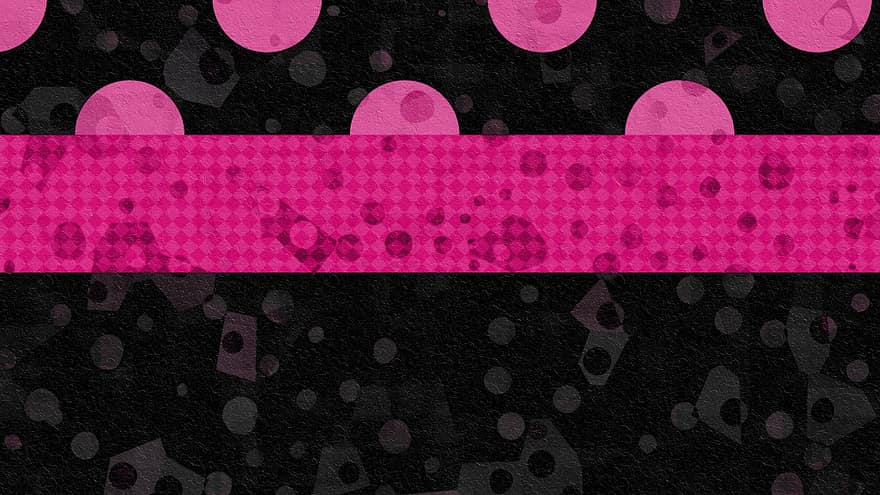 Abstract, Pattern, Pink, Fuchsia, Black, Dark, Magical, Mysterious, Cosmic, Mystical, Copy Space