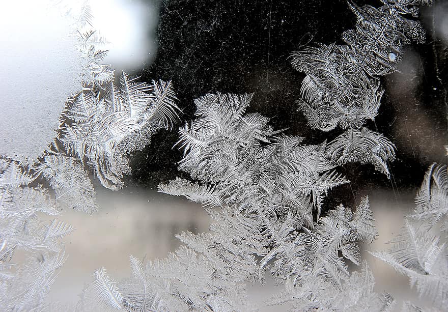 Ice, Frost, Crystals, Frozen, Cold
