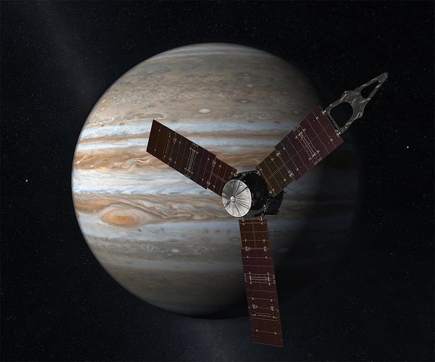 kosmická sonda, Juno, planeta, Jupiter, prostor, vesmírné cestování