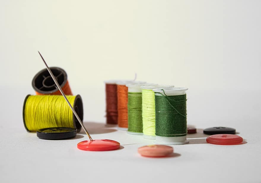 draad, naald-, het naaien, naaister, textiel, kleermaker