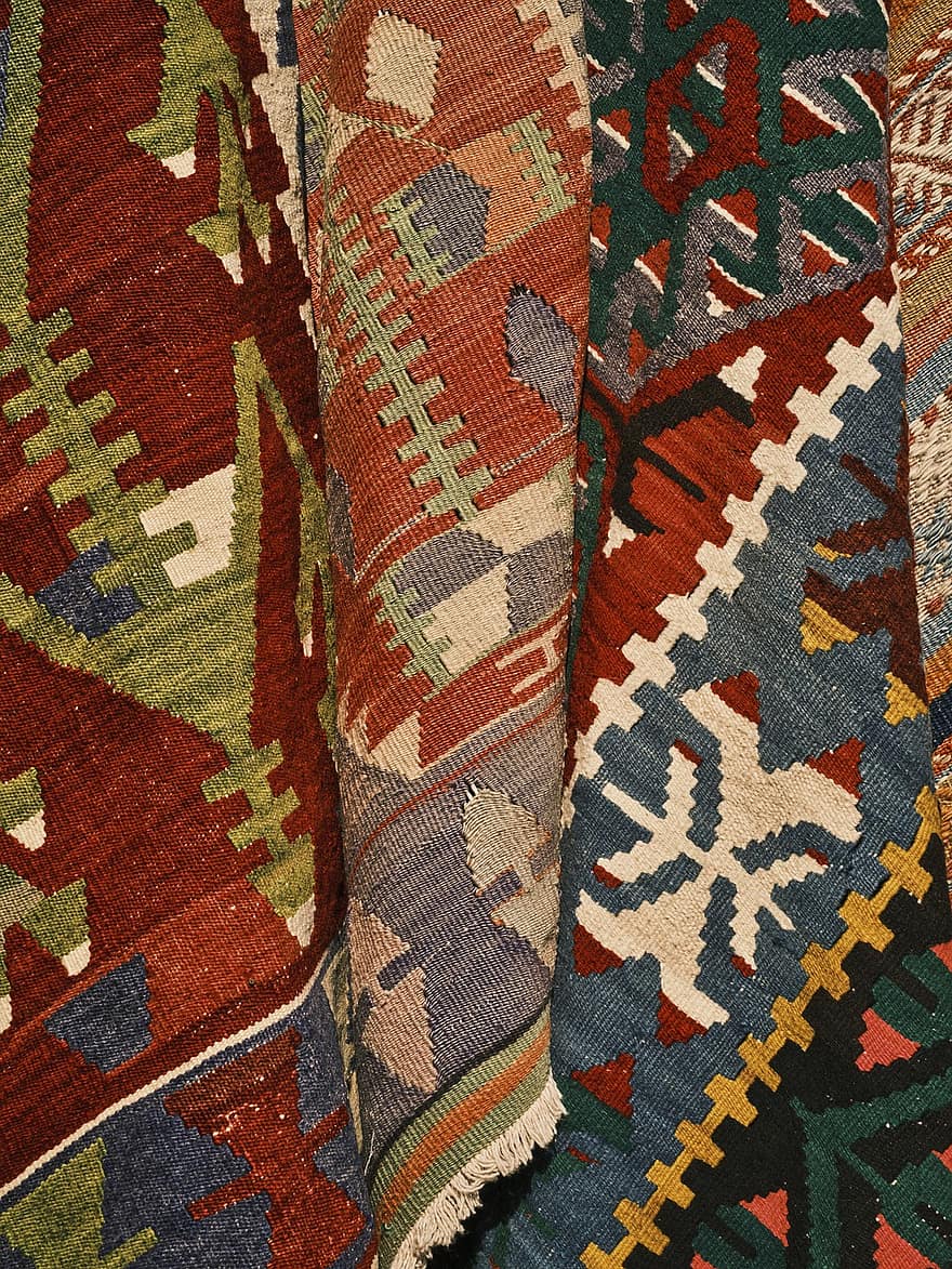 alfombras, alfombra, cultura, tradicional, antiguo, estilo, género, centro comercial, modelo, tejido, macro