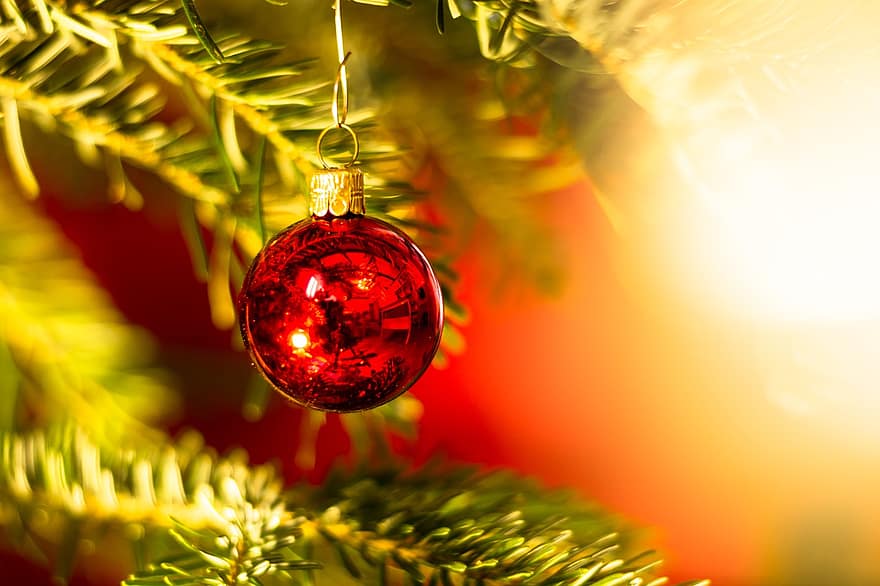 Natale, decorazione, albero di Natale, ornamento di Natale, pallina di Natale, Avvento, rosso, periodo natalizio, palle di natale, decorazioni natalizie, decorazioni per alberi