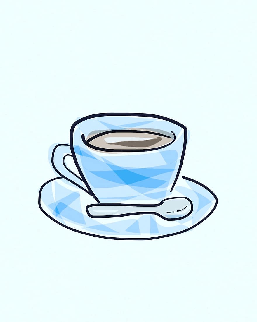 Coffee, Hot Drink, Cup, Special Drink, Special Cup, drink, illustration, backgrounds, heat, temperature, mug