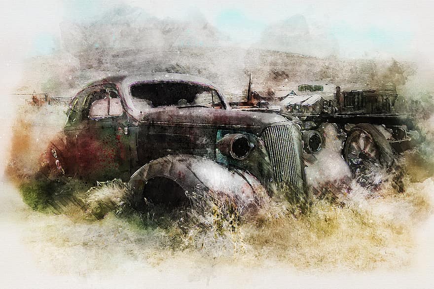 Bodie, Ghost Town, California, Usa, Old Car, Rusty, Old Timer, Wild West, Automobile, Tourist Attraction, Gold Mine