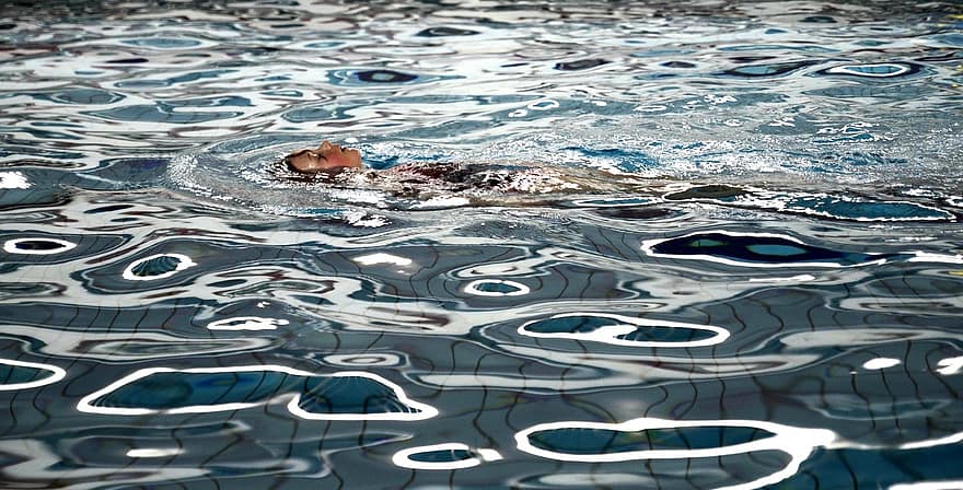 vann, svømme~~POS=TRUNC, basseng, innsiden, barn, pike, svømmebasseng, blå, sport, sommer, våt