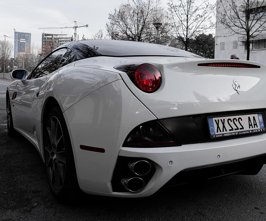 Ferrari, luksusowy samochód, samochód, pojazd, transport, pojazd lądowy, prędkość, środek transportu, nowoczesny, samochód sportowy, reflektor