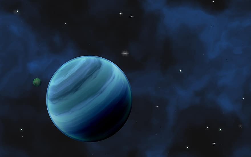 exoplaneta, planeta, alienígena, gegant gasós, exomoon, planeta blau
