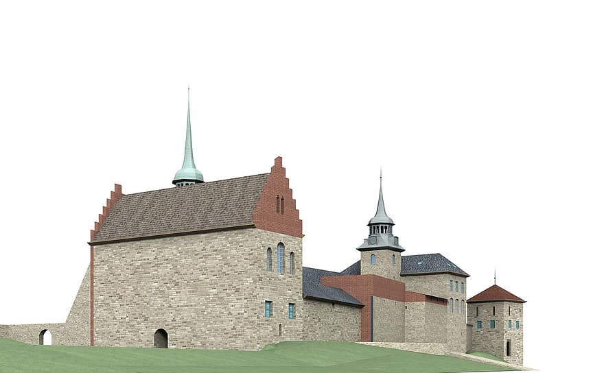 fortaleza, akershus, arquitetura, construção, castelo, lugares de interesse, historicamente, atração turística, ponto de referência, Fortaleza de Akershus