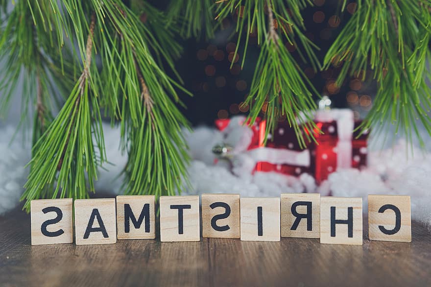 Noël, décembre, vacances publiques, texte, fête, saison