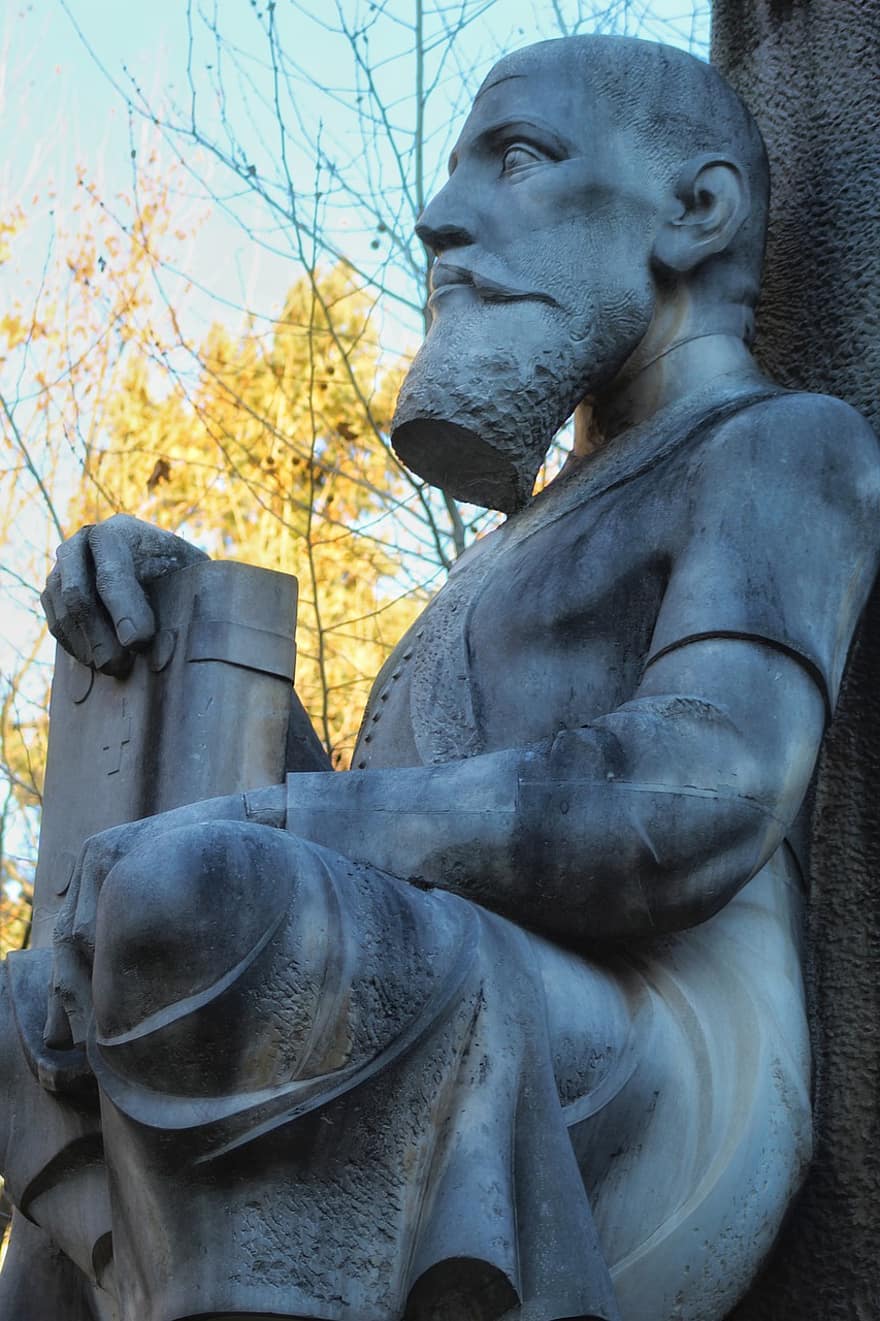 serbio cantacuzino, estatua, escultura, Monumento, pedestal