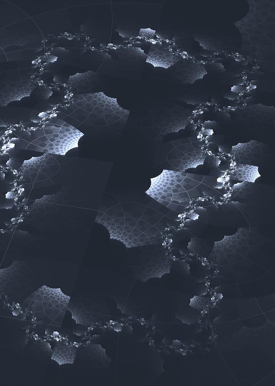 fractal, abstract, achtergrond