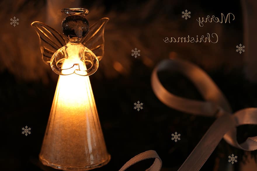 ängel, ljus, jul, julgran, prydnad, julpynt, dekoration, julkort, jul önskan, gratulationskort, text