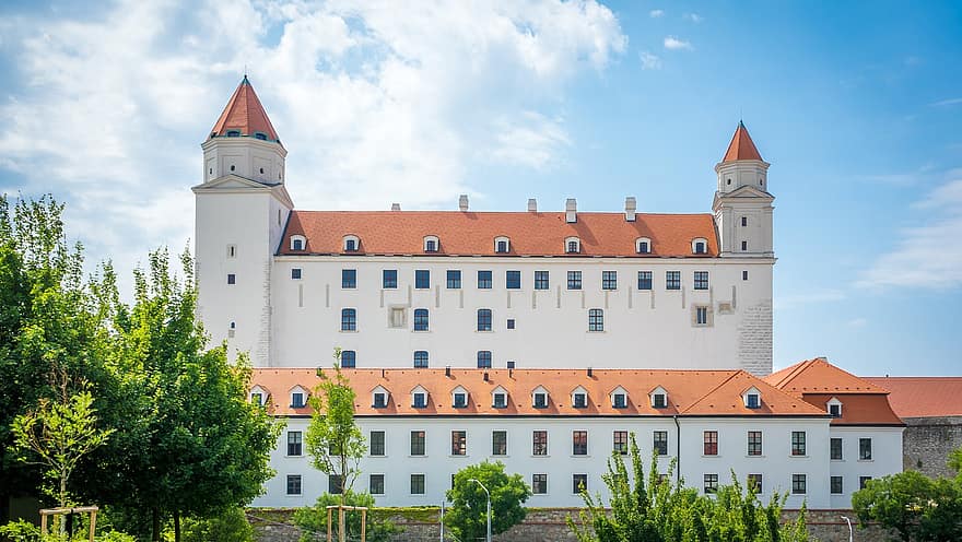 bratislava, kasteel, Slowakije, historisch centrum, architectuur, Europa, mijlpaal, Slovenska, pers kasteel, Oostenrijk-Hongarije