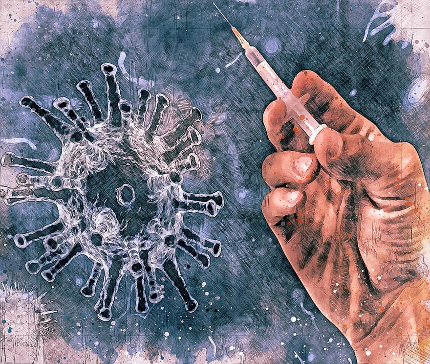 injectie, hand-, virus, vaccinatie, coronavirus, vaccin, covid-19, serum, corona, Testresultaat, Snelle test