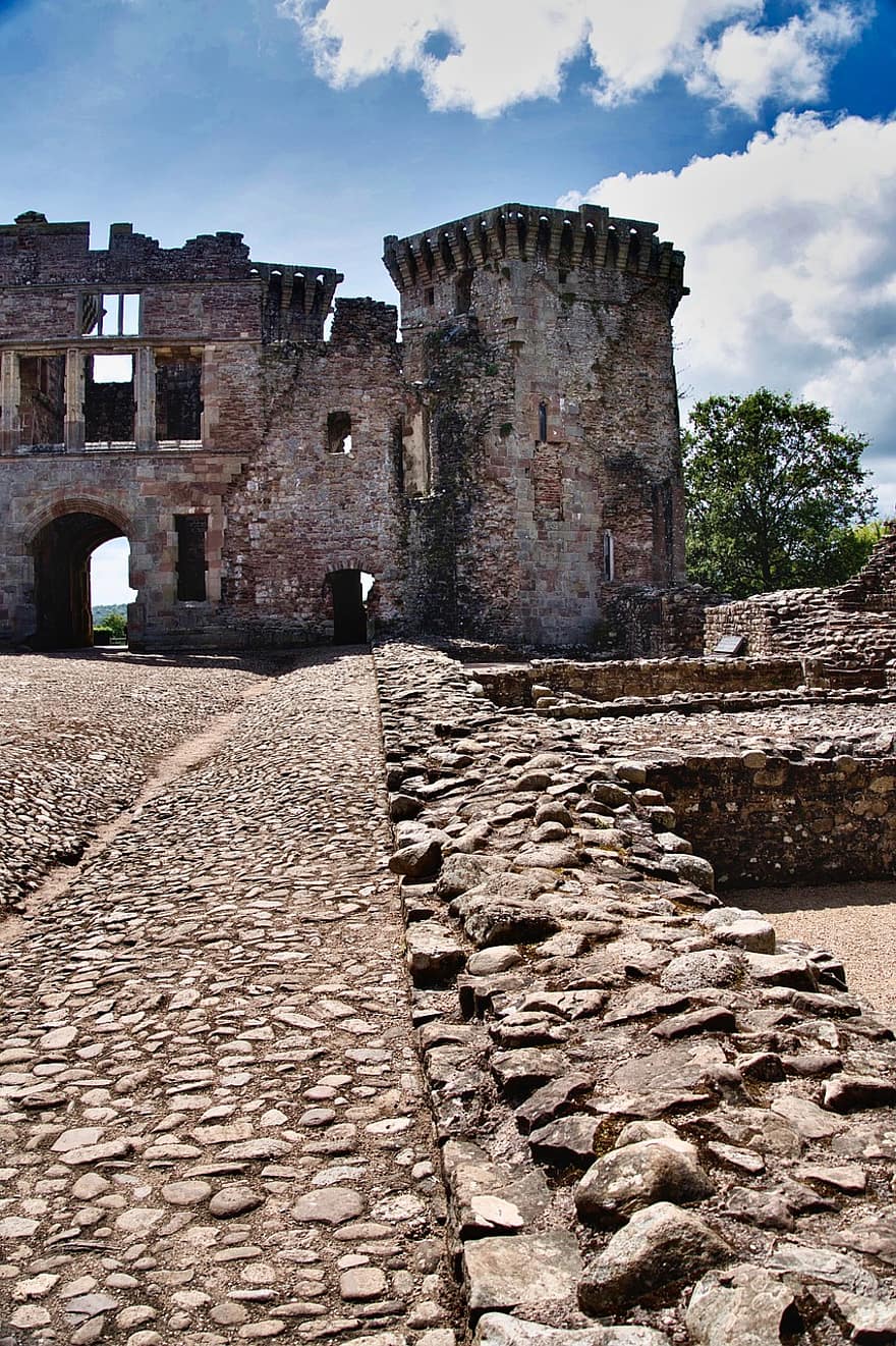 замок, разорение, исторический, фортификация