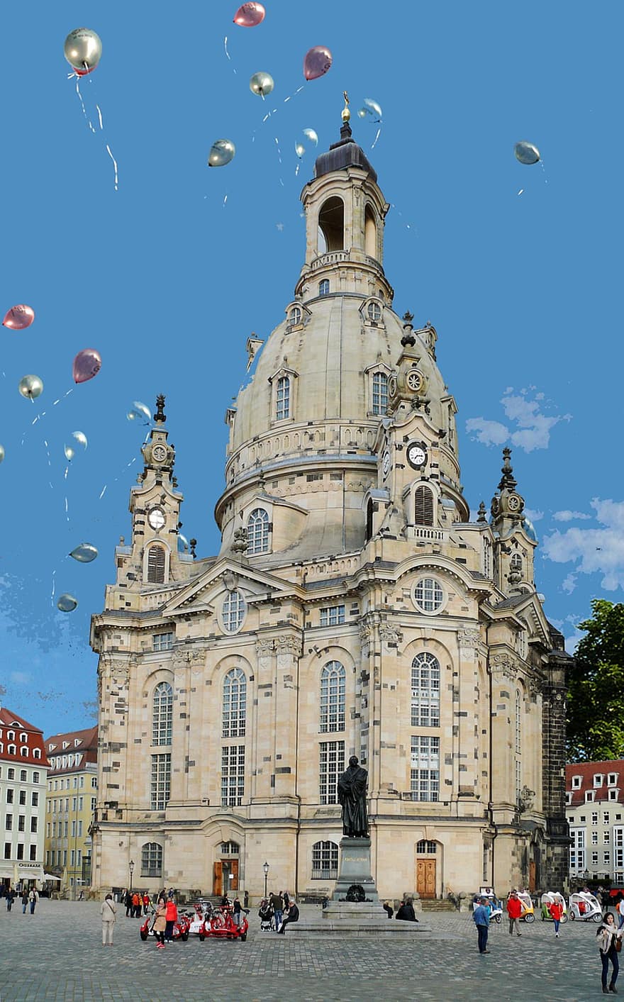 Chiesa, turismo, viaggio, storico, Dresda