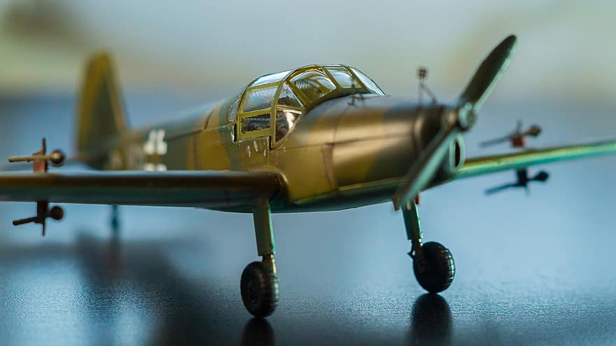 Bücker, Bü 181, Bestmann, Zırhlı Savaş Filosu, modelleme, minyatür, uçak, eğitim uçağı, hava Kuvvetleri, plastik, hobi