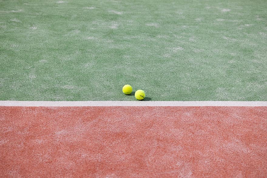теніс, кульки, суд, спорт, гра, лінія, тенісні м’ячі, тенісний корт, гра в м'яч, м'яч спорту, конкуренція