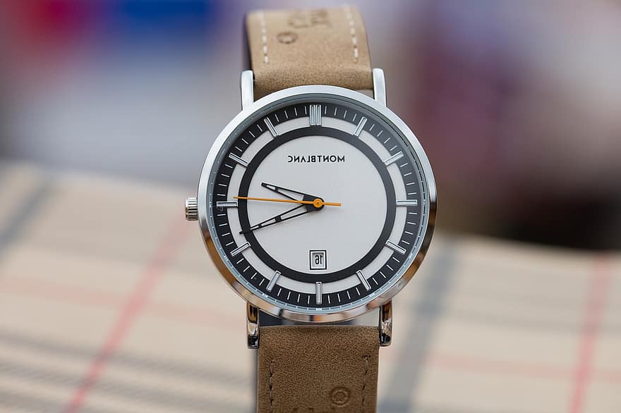 orologio da polso, orologio, tempo, Mont Blanc, ore, minuti, accessorio, moda, progettista