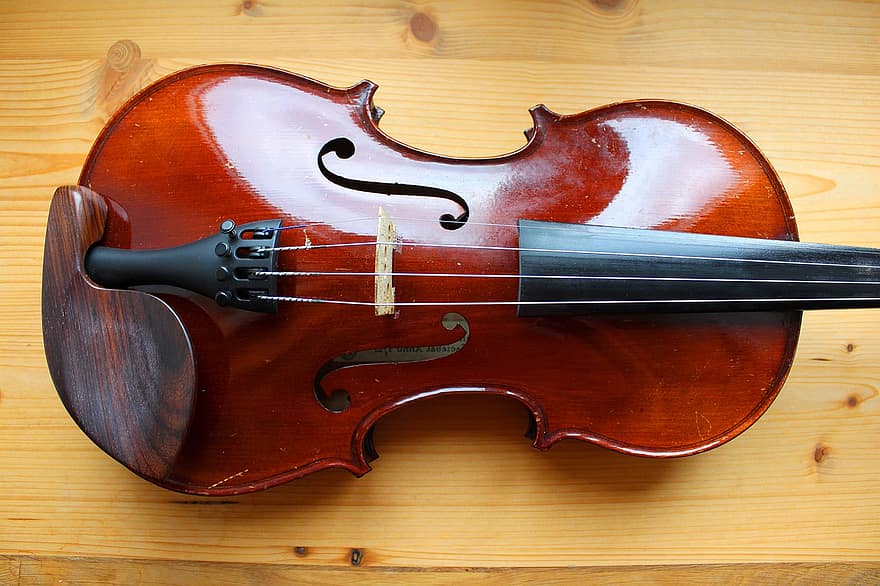 violino, instrumento, instrumento musical, cordas, mesa, superfície, música