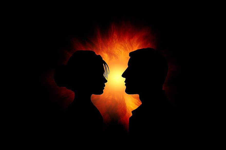 Pair, Person, Fire, Flame, Relationship, Love, Together, Romance, Two, Romantic, Young