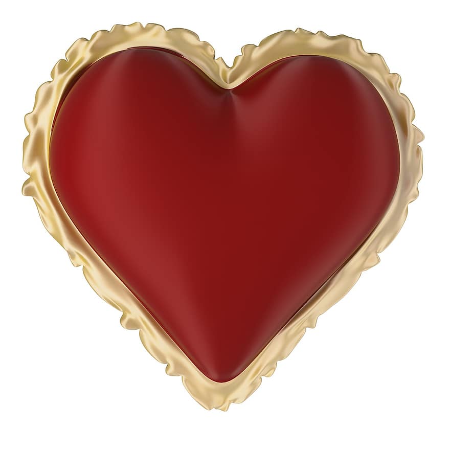 liefde, hart-, Valentijnsdag, wenskaart, romance, geluk, romantisch, rood