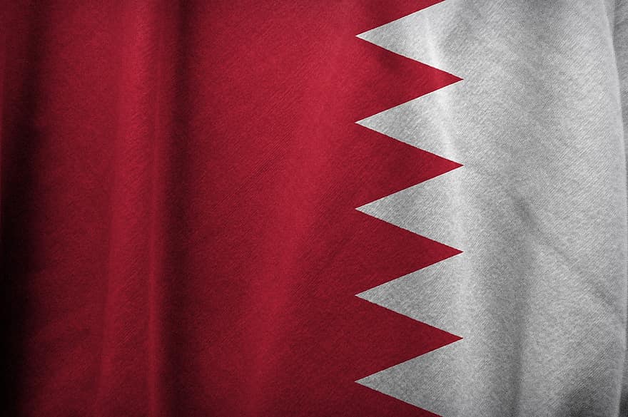 bahrain, bandera, país, nació, símbol, nacional, banner, el patriotisme, patriòtica, nacionalitat