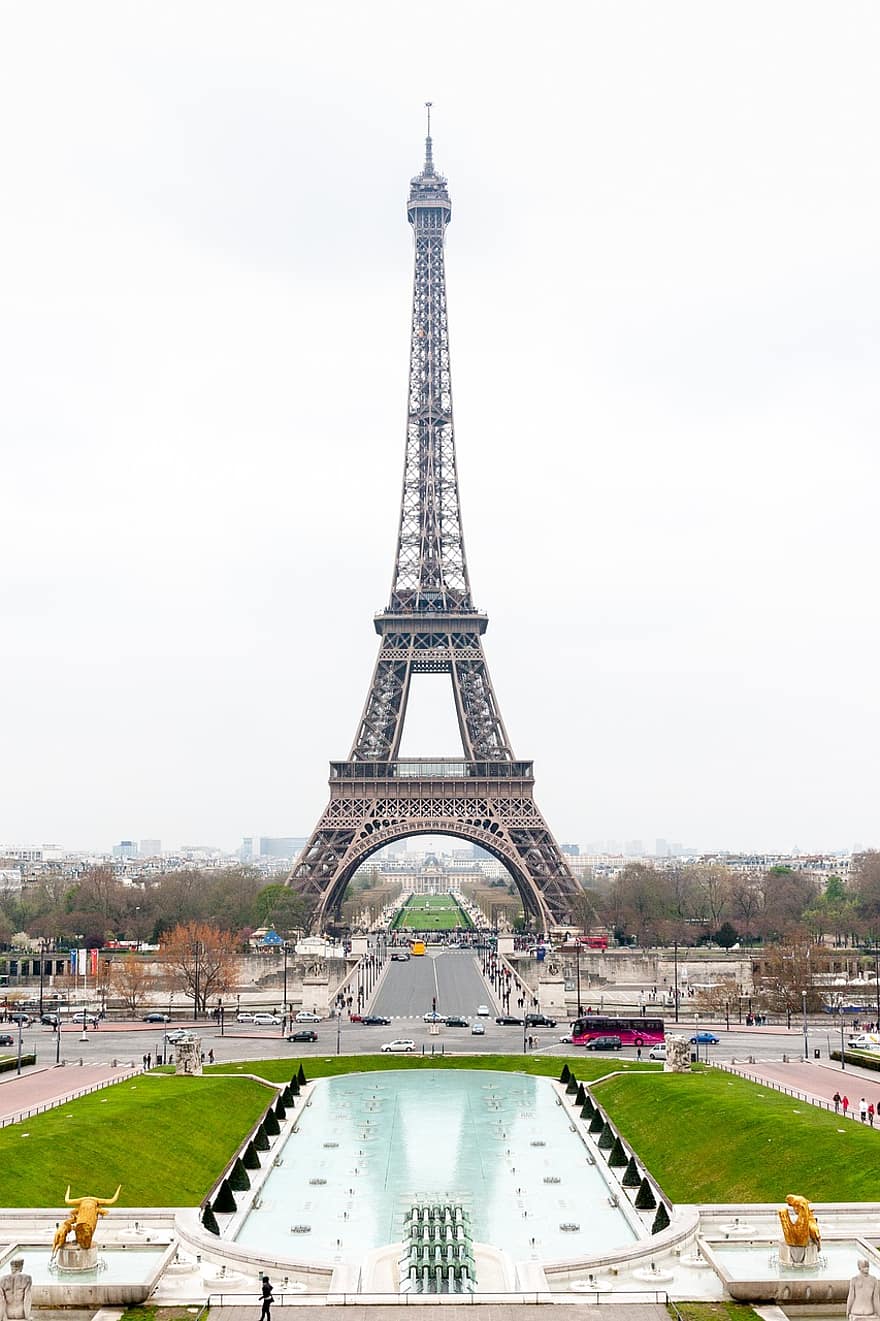 die Architektur, Eiffelturm, Europa, Frankreich, Paris, berühmter Platz, Tourismus, Reise, Stadtbild, Reiseziele, gebaute Struktur