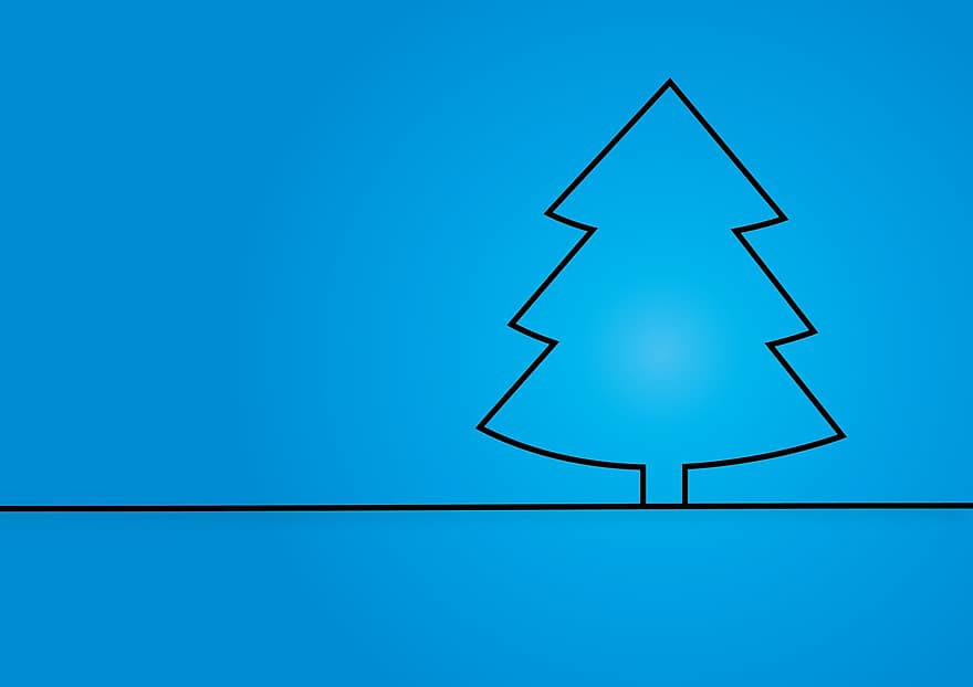 árvore de abeto, árvore de Natal, advento, Decoração de Natal, motivo de natal, inverno, ilustração, árvore, celebração, decoração, temporada