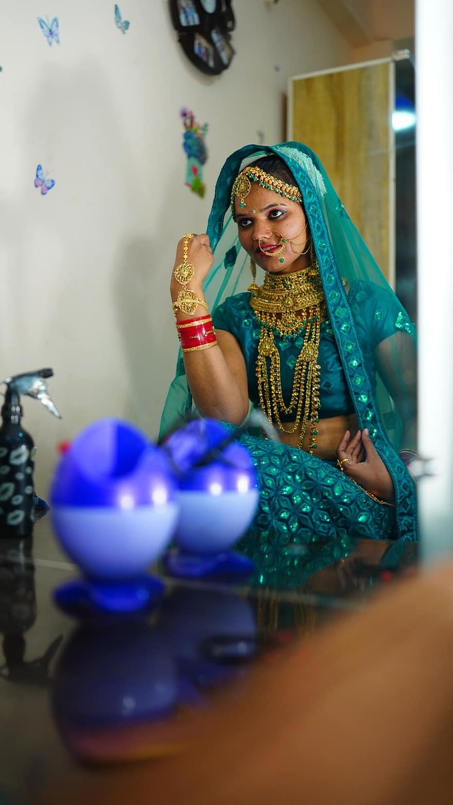 Sonam Prajapati, Modell-, Darsteller, indisch, Mädchen, weiblich, Braut