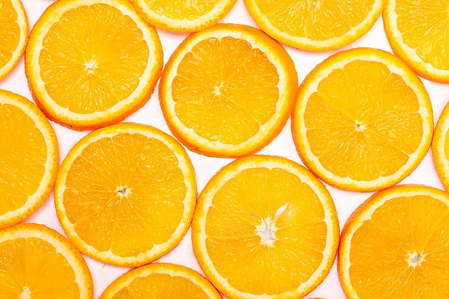 orange, frugt, mad, organisk, sød, frisk, moden, sund og rask, skiveskåret, citrus, vitaminer